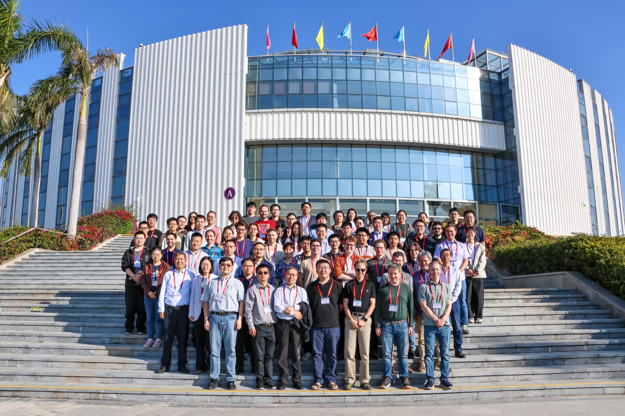 Group photo of the Workshop on Finite Element Tensor Calculus at TSIMF, Sanya, January 12-16, 2026